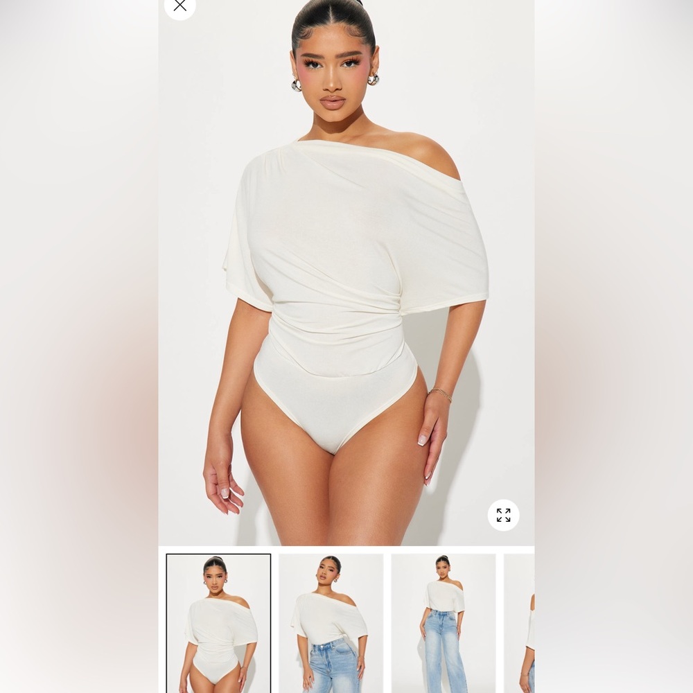 Fashion Nova Off-Shoulder Bodysuit